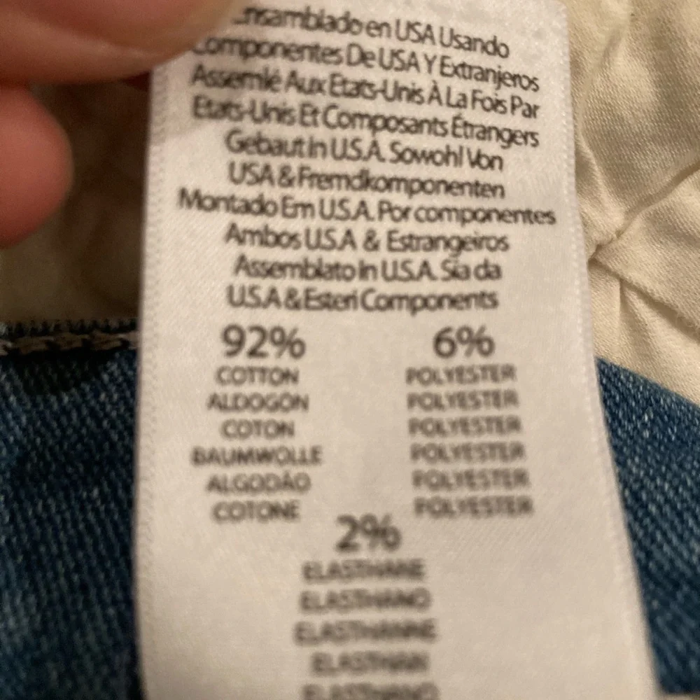 MOTHER Blue Frayed Hem Jeans - Picture 6 of 7